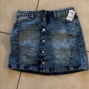 jean skirt